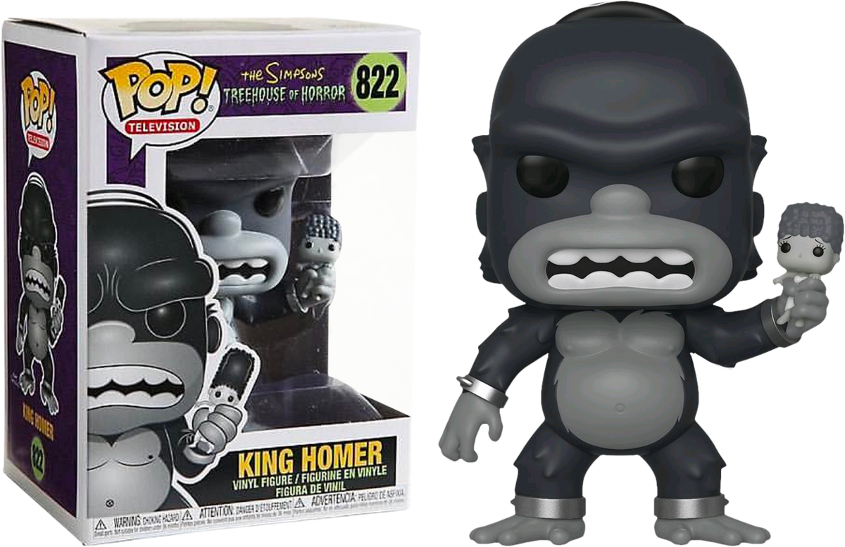 Funko Pop! The Simpsons - King Kong Homer #822 - The Amazing Collectables