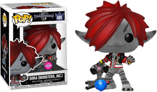 Funko Pop! Kingdom Hearts 3 - Sora Monster's Inc. Flocked  #485 - The Amazing Collectables