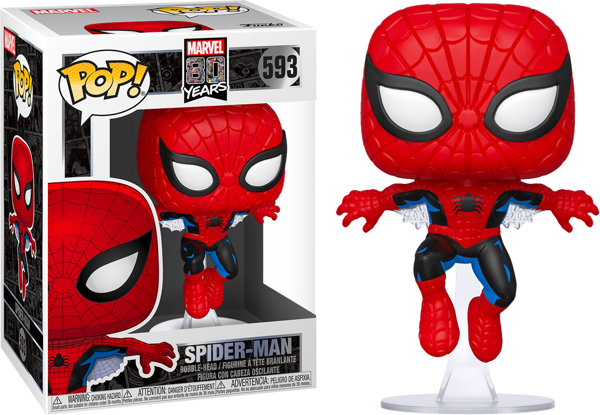 Funko Pop! Spider-Man - Spider-Man First Appearance 80th Anniversary #593 - The Amazing Collectables