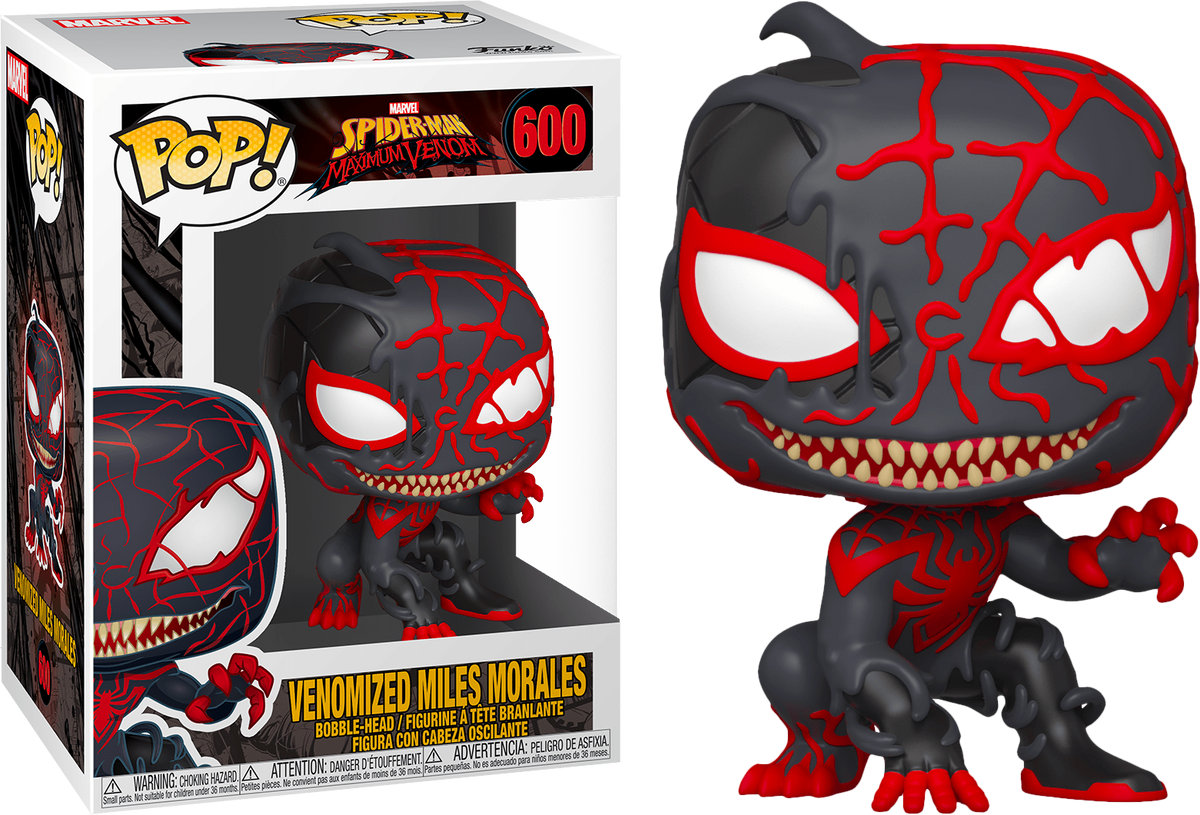 Funko Pop! Spider-Man: Maximum Venom - Venomized Miles Morales #600 - The Amazing Collectables