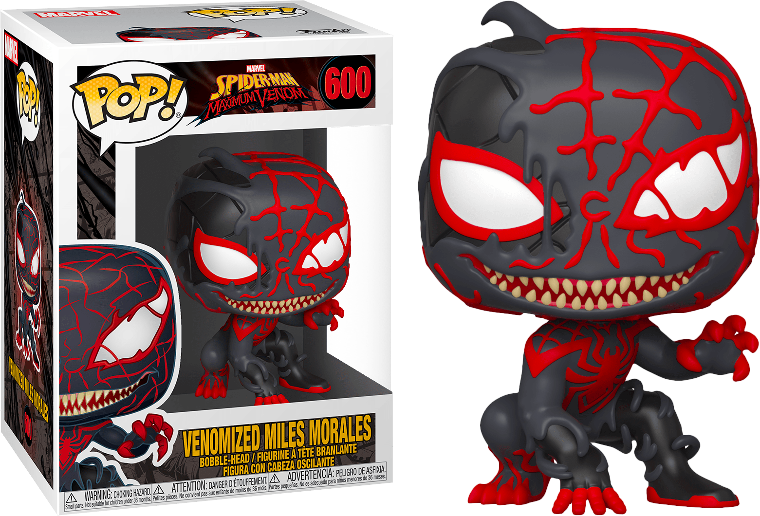 Funko Pop! Spider-Man: Maximum Venom - Venomized Miles Morales #600