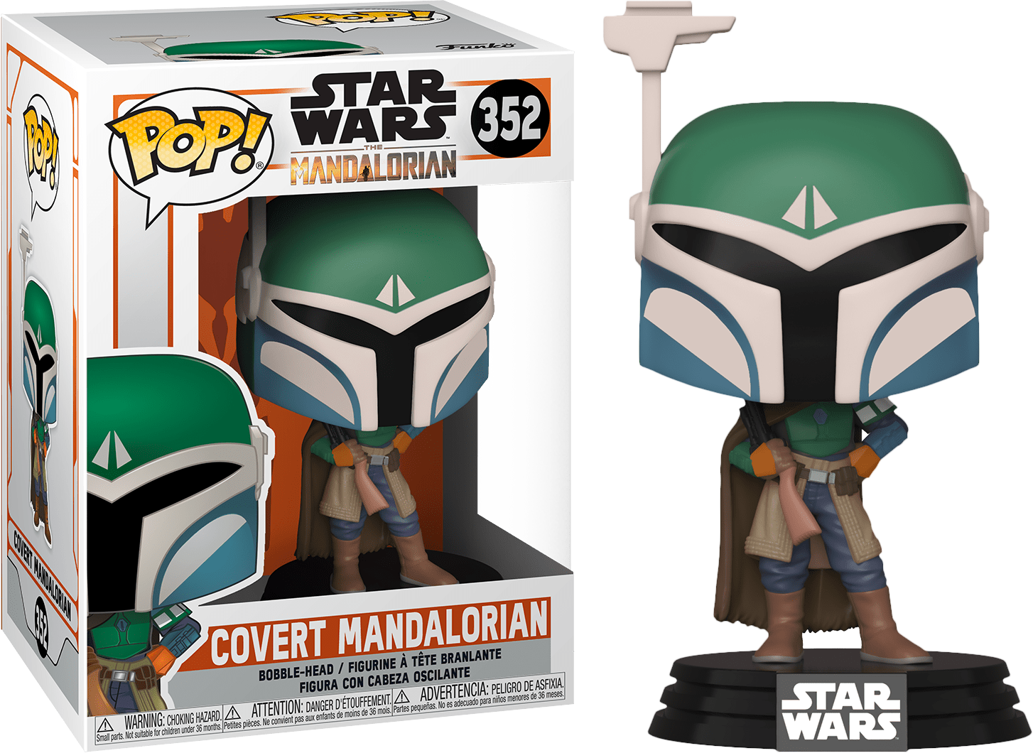 Funko Pop! Star Wars: The Mandalorian - Covert Mandalorian #352