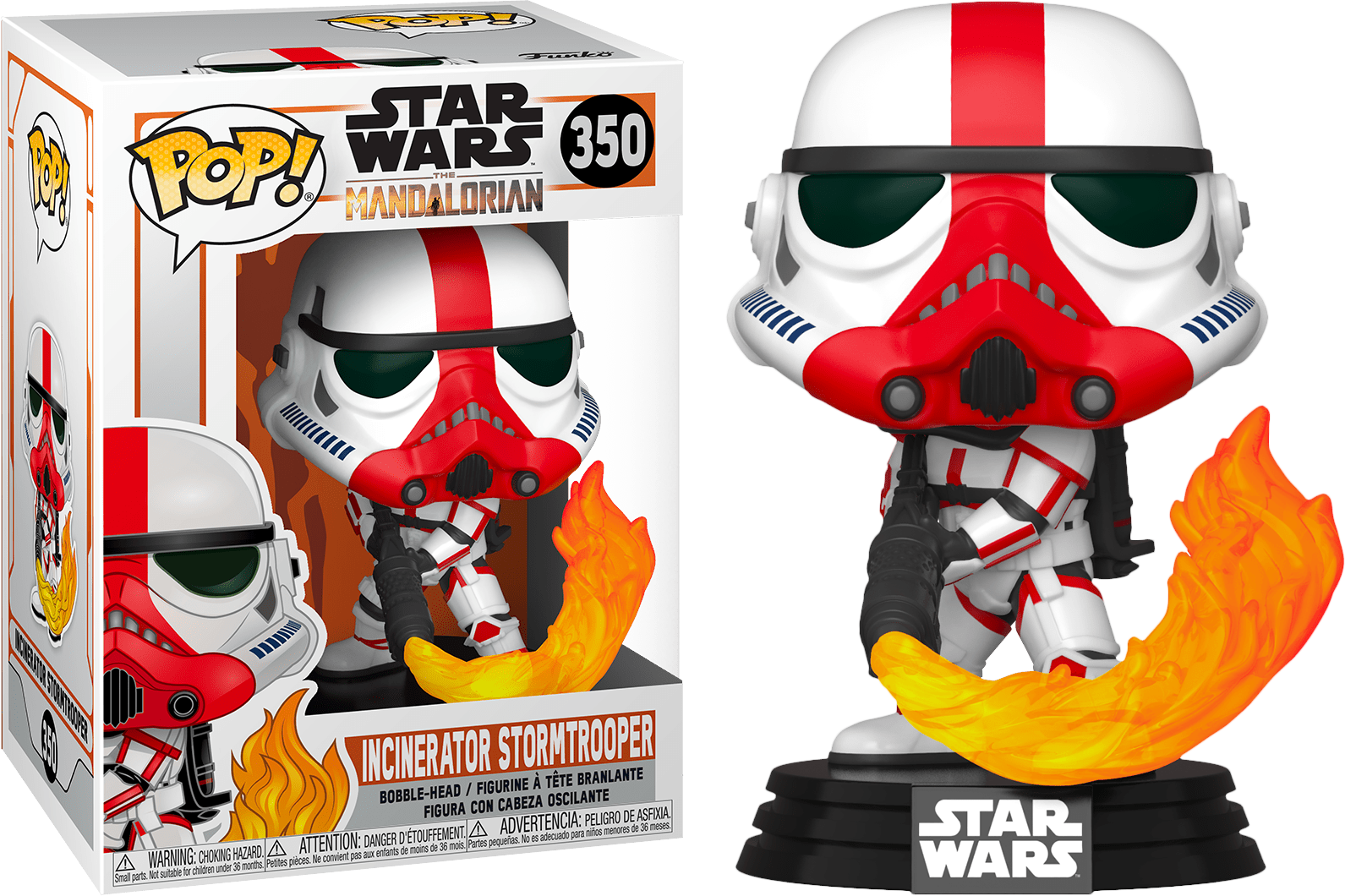 Funko Pop! Star Wars: The Mandalorian - Incinerator Stormtrooper #350