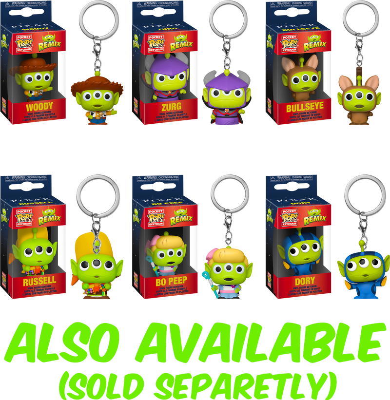 Pixar - Alien Remix Pop! Vinyl Figures | Real Pop Mania