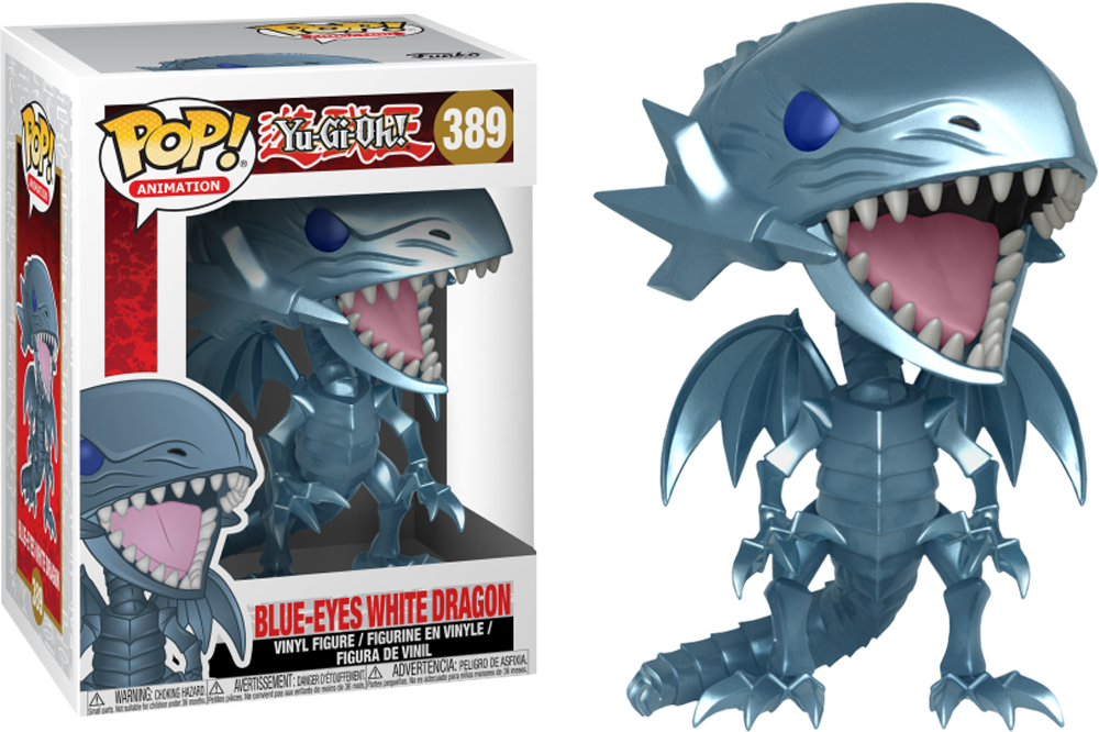 Funko Pop! Yu-Gi-Oh! - Blue Eyes White Dragon #389 - The Amazing Collectables